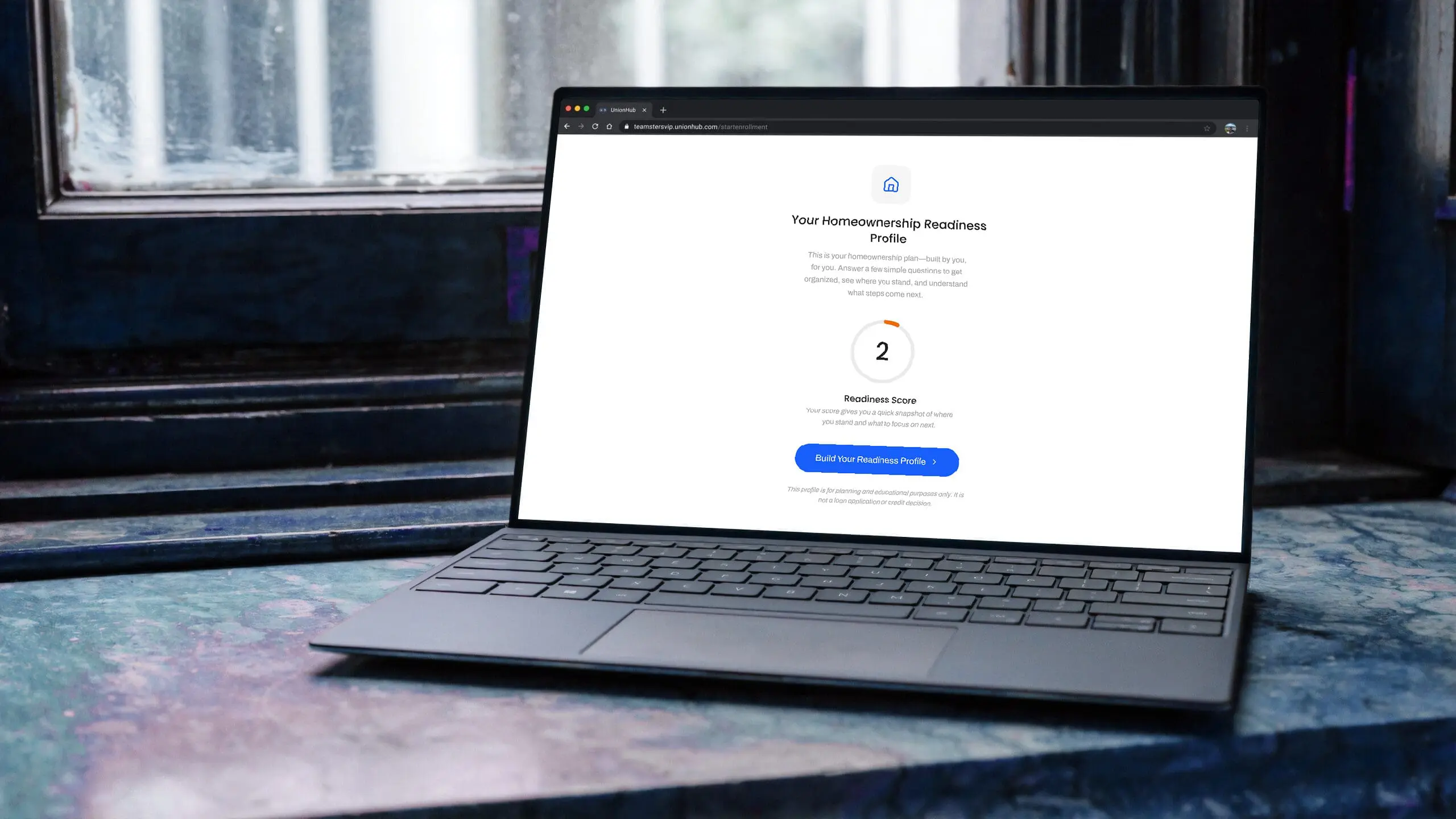 Teamster Home Advantage Enrollment Screen